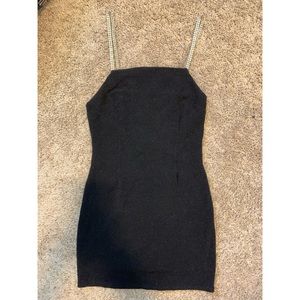 Forever 21 black shimmer tank top/mini dress